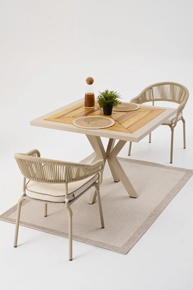 GRANDY TEREA BAHÇE BALKON MASA TAKIMI (2 SANDALYELİ )